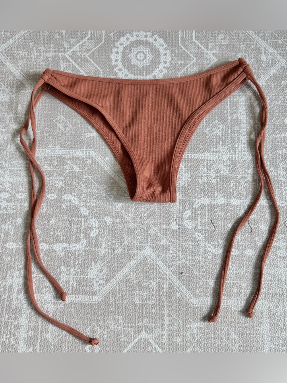Zaful Bikini Bottom Rust Orange
